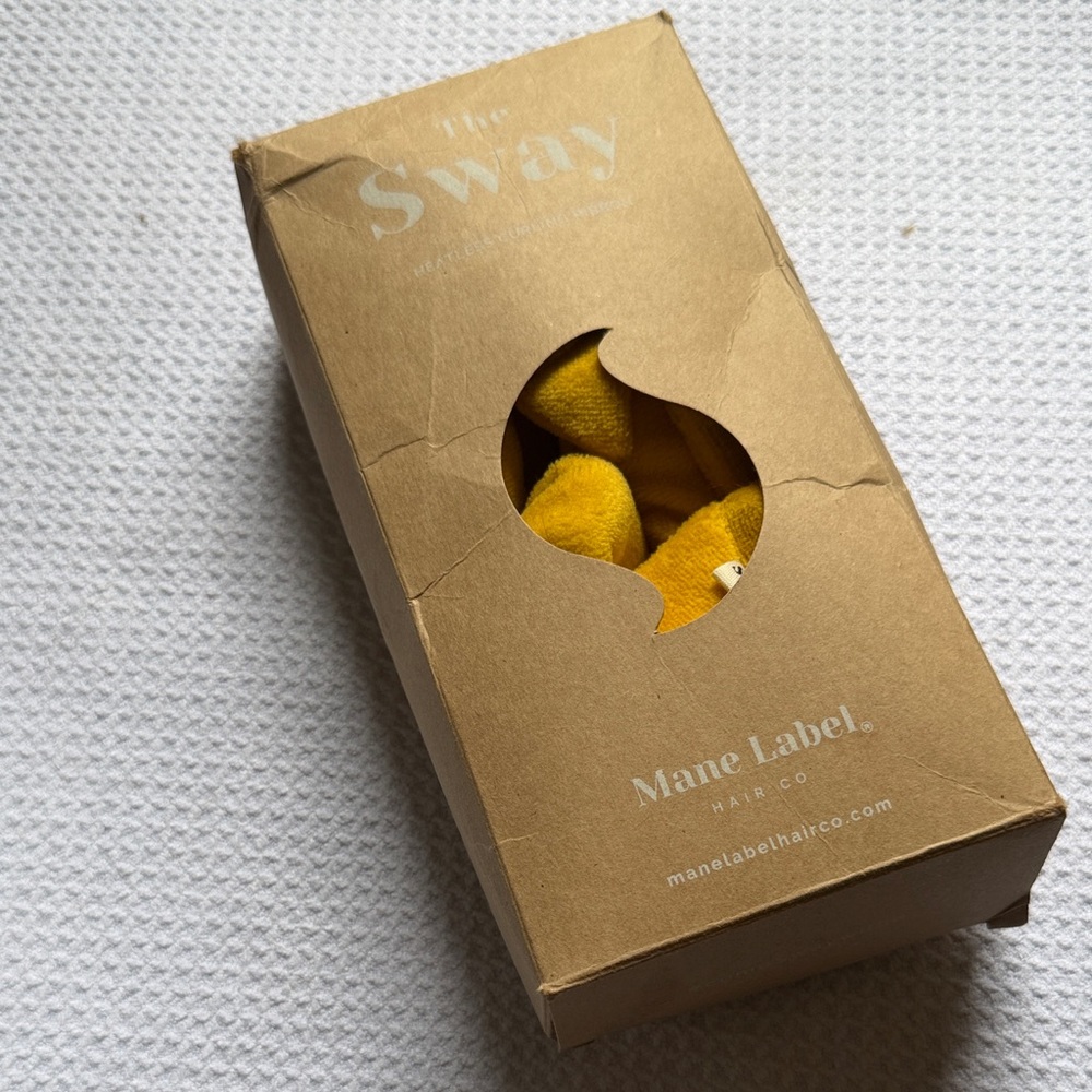Mane Label The Sway Hair Scrunchie - Yellow